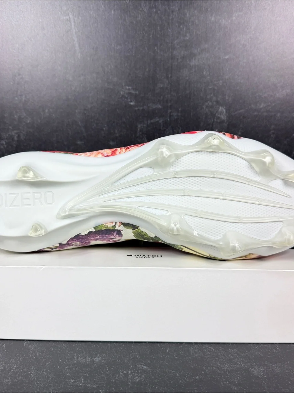 ADIZERO CHAOS SPEED CORONATION OFF WHITE MENS FOOTBALL CLEATS SIZE 13 CREAM NEW